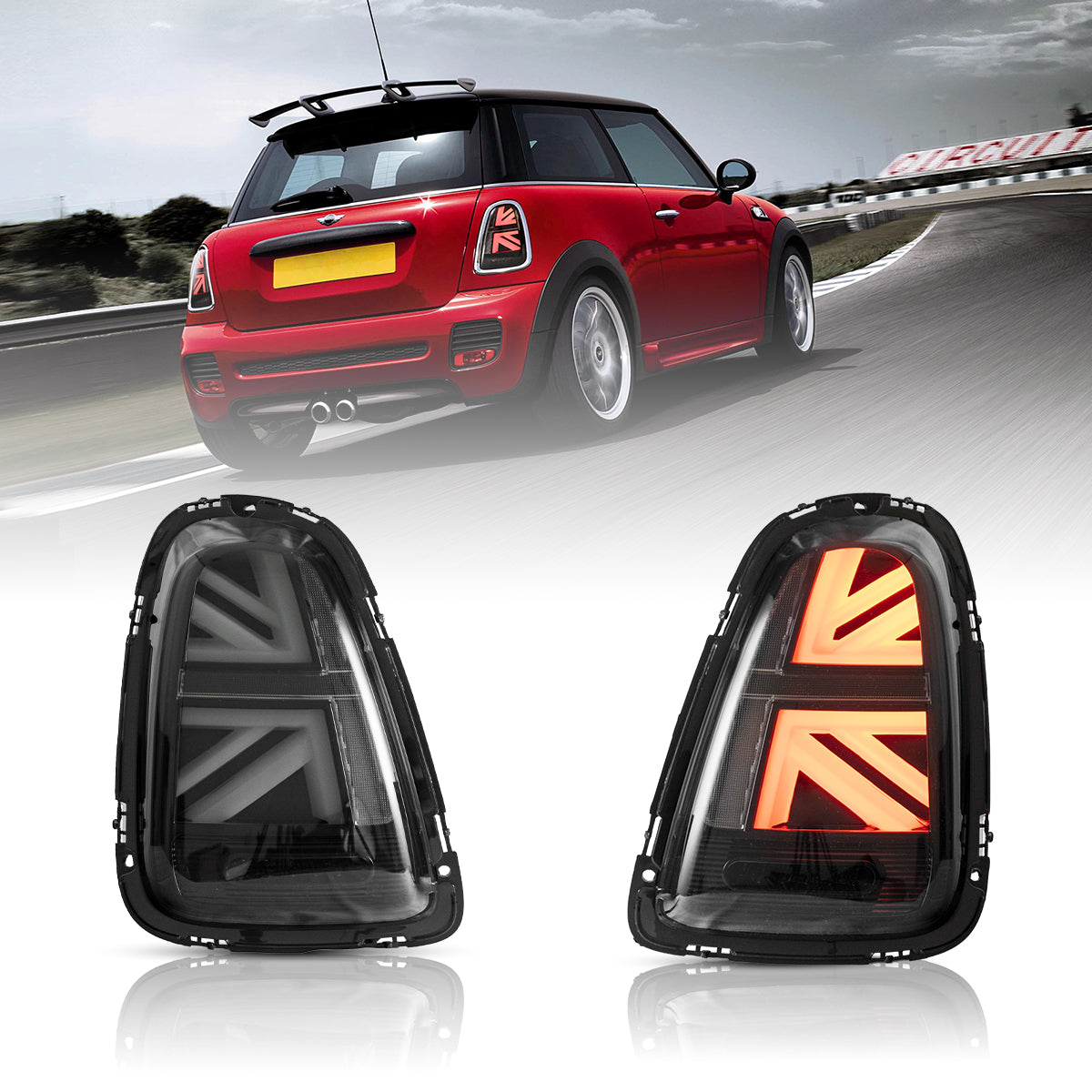 VLAND LED Headlight andTaillight Kit For Mini Cooper(Hatch) R56 R57 R58 R59 2007-2013