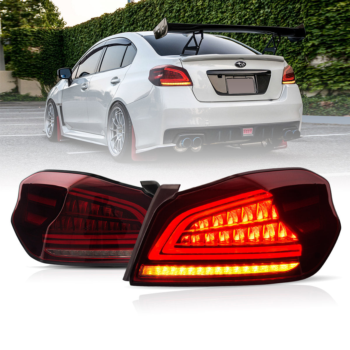 VLAND LED Tail Lights for 2015-2019 Subaru WRX & STI