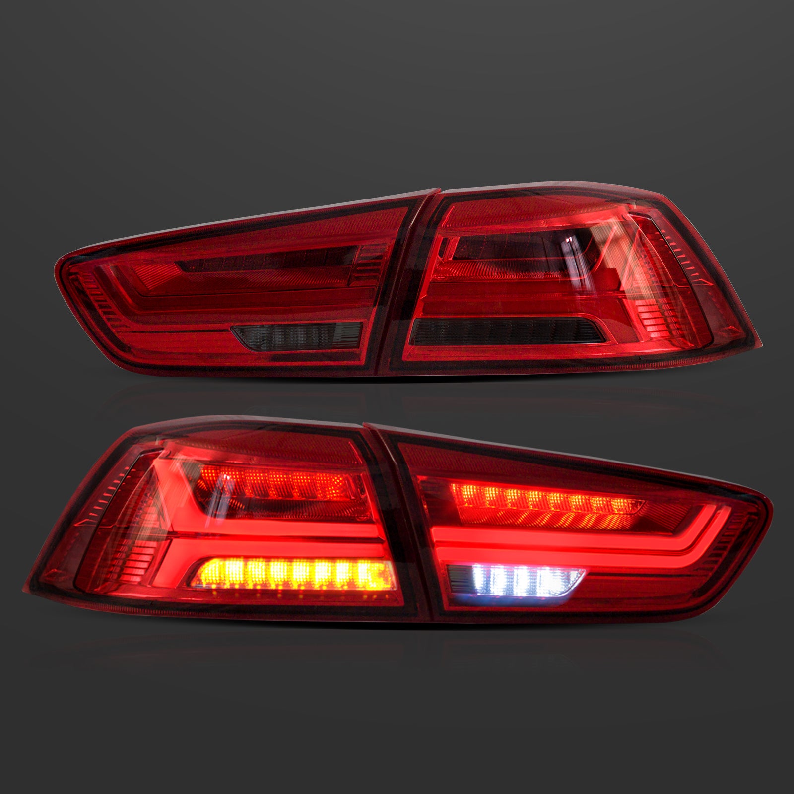 VLAND 2008-2017 Mitsubushi Lancer&EVOX Audi Style LED Tail Lights