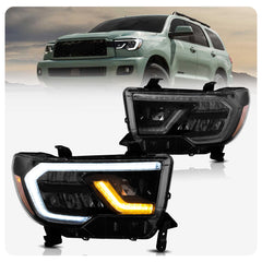 VLAND LED Headlights For  2007-2013 Toyota Tundra & 2008-2020 Sequoia