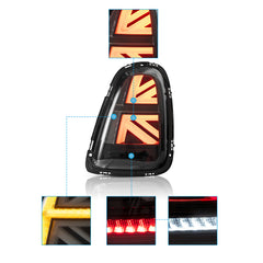 VLAND LED Tail Lights For 2007-2013 Mini Cooper R Series 2th Gen(R56-R59)