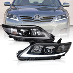 VLAND LED Headlights For 2010 2011  Toyota Camry Black