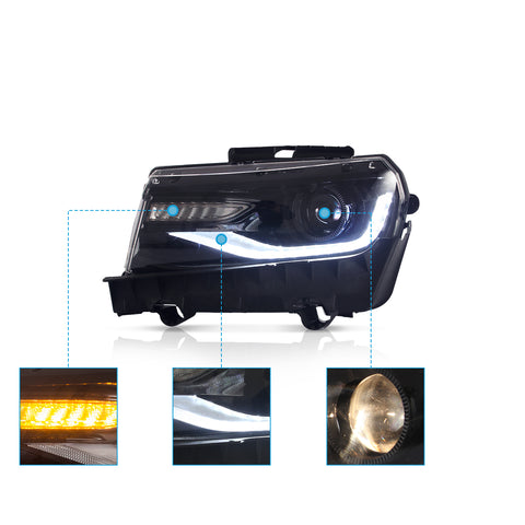 VLAND LED Headlights For Chevrolet  Camaro 2014 2015