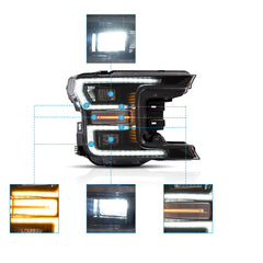 VLAND LED Headlights For Ford F150 2018-2020