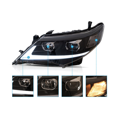 VLAND LED Headlights for Toyota Camry Sedan 2012-2014