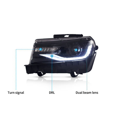 VLAND LED Headlights For Chevrolet  Camaro 2014 2015