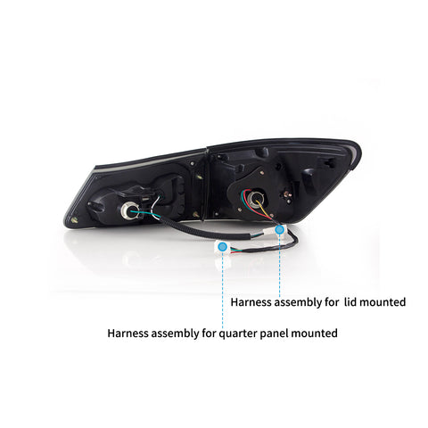 VLAND LED Tail Lights for 2006-2013 Lexus IS250 IS350 ISF IS200d IS220d(XE20)