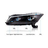 VLAND LED Headlights For 2008-2012 Honda Accord Sedan US Type