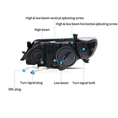 VLAND LED Headlights for Toyota Camry Sedan 2012-2014