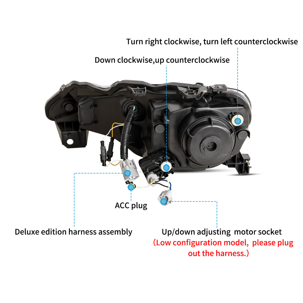 VLAND LED Headlights For Toyota 86 2012-2020 & Subuaru BRZ 2012-2020 & Scion FR-S 2012-2020