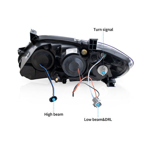 VLAND LED Headlights For 2010 2011  Toyota Camry