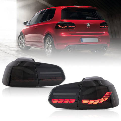 VLAND LED Tail Lights for Volkswagen Golf 6 MK6 2008-2013  (GTS Style)
