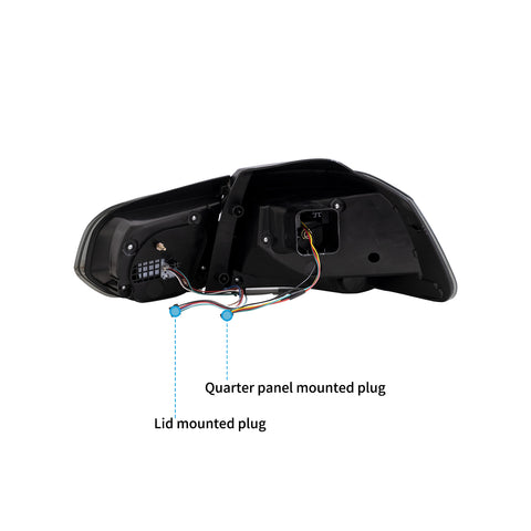 VLAND LED Tail Lights for Volkswagen Golf 6 MK6 2008-2013  (GTS Style)