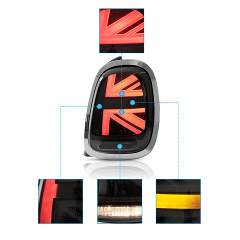 VLAND LED Tail Lights for 2014-2019 Mini Cooper Hatch F55 F56 F57