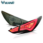 Vland LED Tail Lights for Hyundai Sonata 2011-2014 Red Smoked Lens Lighting Assembly