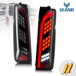 VLAND Full LED Tail Lights For Toyota Hiace 2005-2018 with Sequential/Dynamic Turn Signal