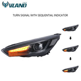 VLAND LED Headlights for 2015-2019 Ford Focus Sedan/Hatchback