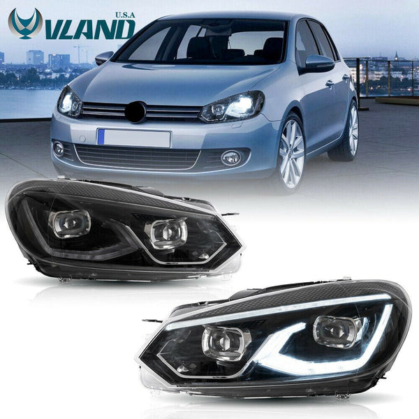 VLAND LED Headlights For 2008-2014 Volkswagen Golf 6 MK6 – VLAND™