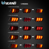 VLAND LED Tail Lights For Ford Mustang 2015-2020 S550 with 5 models Turn Signal
