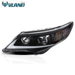 VLAND LED Headlights for Toyota Camry Sedan 2012-2014 black housing