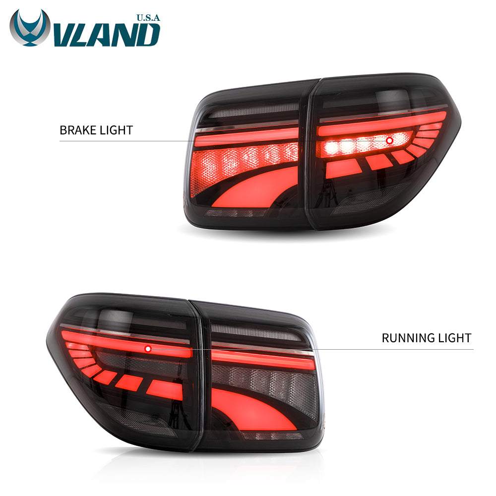 VLAND LED Tail Lights For Nissan Patrol Y62 2012-2019