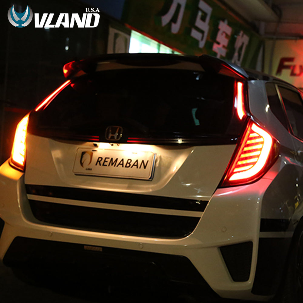VLAND Full LED Tail Lights For Honda Fit / Jazz 2014-2020