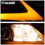 VLAND LED Headlights Fits for 2010 2011 for Toyota Camry Projector Head Light Assembly