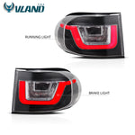 VLAND LED Tail Lights for 2007-2012 Toyota FJ Cruiser Clear Lens Land Rover Style