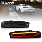  LED Tail Lights For Chevrolet Camaro Chevy 2016-2018 Rear Light Assembly