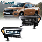VLAND LED Matrix Headlights for Ford Ranger 2019-2024 [North American Edition]