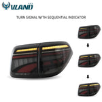 VLAND LED Tail Lights for 2012-2019 Nissan Patrol Y62 2017-2020 Armada Smoke Lens A Pair