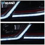 VLAND LED Projector Headlights for Volkswagen VW Golf MK7 GTD 2013-2017 W/ Sequential Indicator Turn Signals