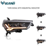 VLAND LED Projector Headlights for 2014-2020 Toyota 4Runner Head Light