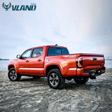 VLAND LED Taillights for Toyota Tacoma 2016-2023 Smoked With Dynamic Welcome Lighting