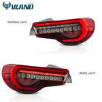 VLAND LED Tail Lights for Toyota 86 2012-2019 & Subaru BRZ 2013-2019 & Scion FR-S 2013-2016 Lighting Assembly