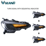 VLAND LED Headlights For Toyota 86 2012-2019 & Subuaru BRZ 2013-2019 & Scion FR-S 2013-2016 Assembly