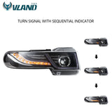 VLAND LED Headlights & Tail Lights For Toyota 2007-2015 FJ Cruiser Including Grille